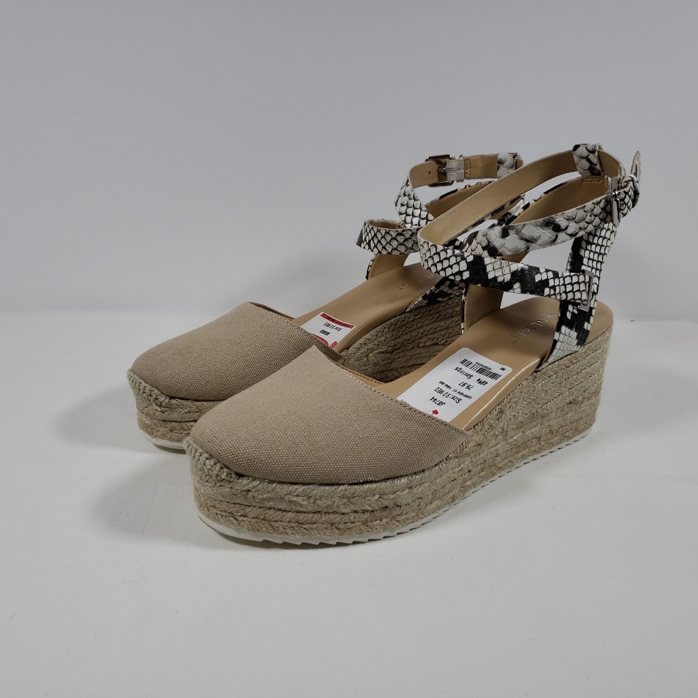 Nine West Ava Espadrille Wedge Sandal size 11
